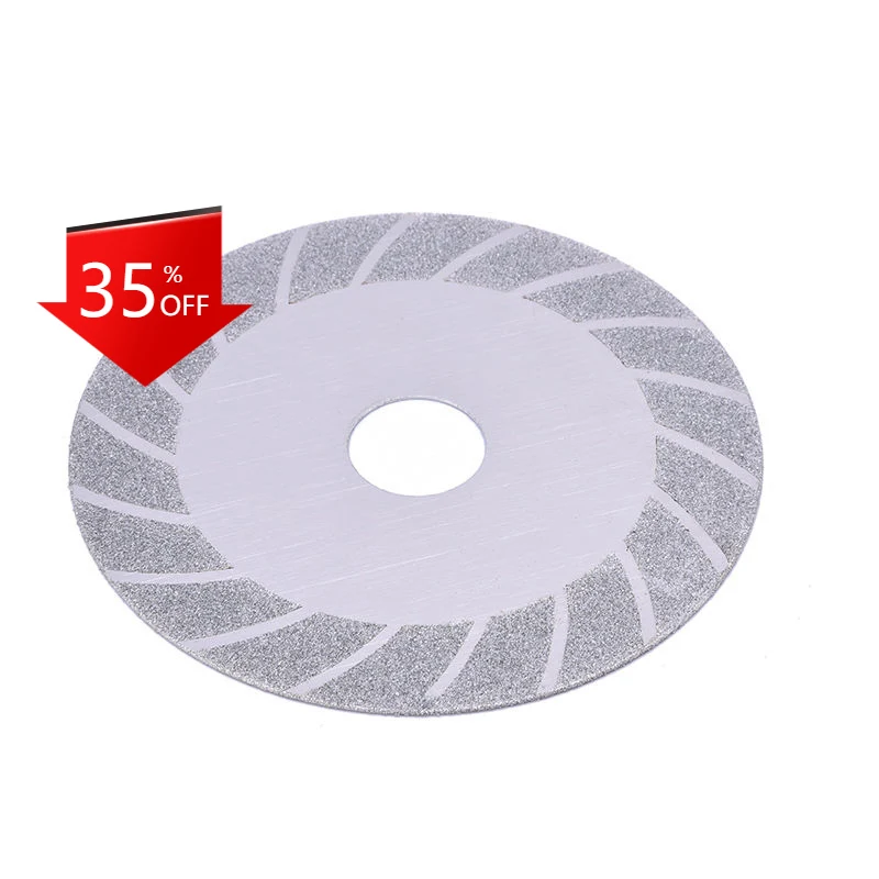 

1pc 100mm Diamond Coated Cutting Disc Flat Wheel Blade Grinding Glass Stone Tile Power Tool Parts Metalworking