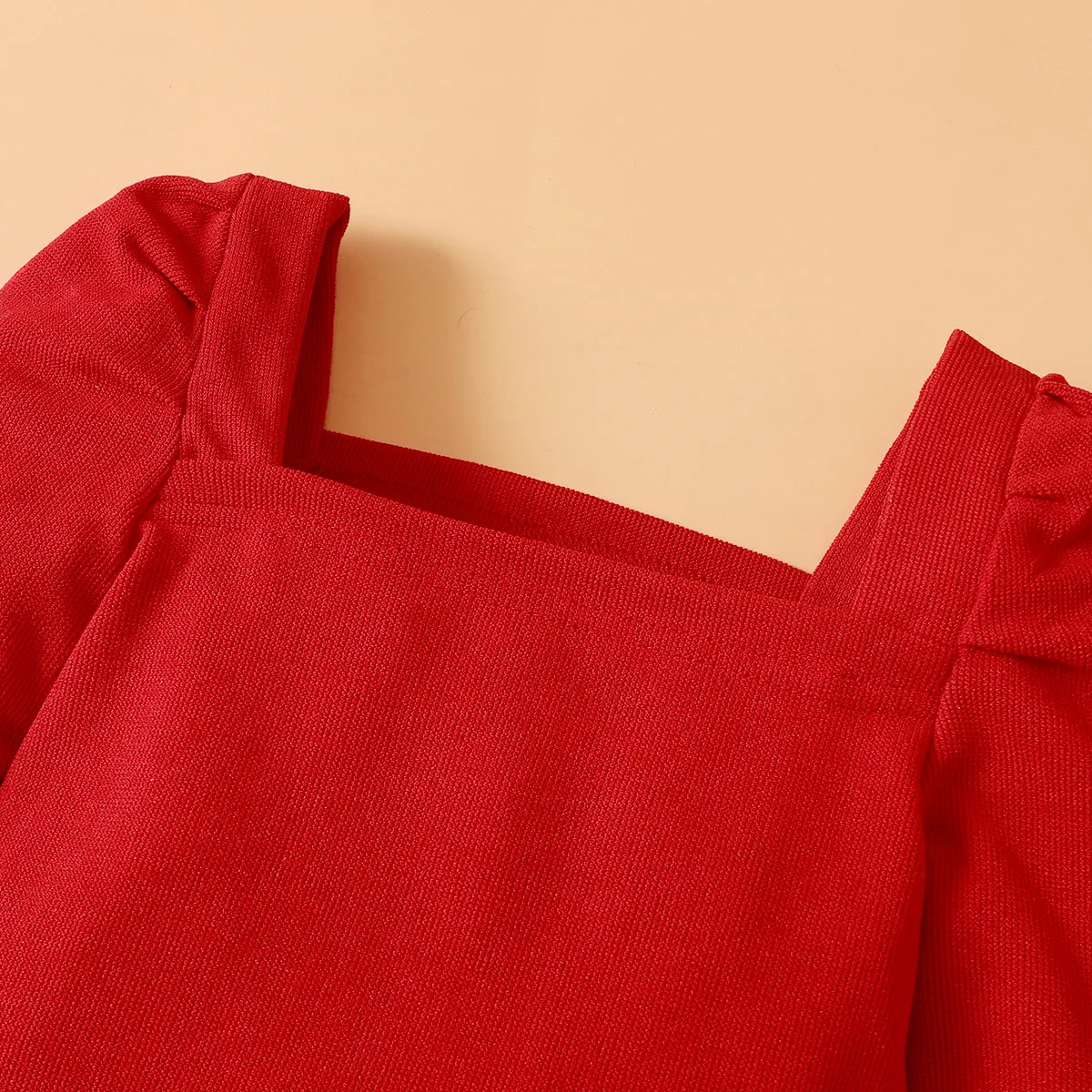 Autumn Baby Girls Full Sleeve Patchwork Palid Skirt + Square Collar Blouses 2 Pcs Suit Spring Toddler Girl Set Kids Clothes 2-7Y