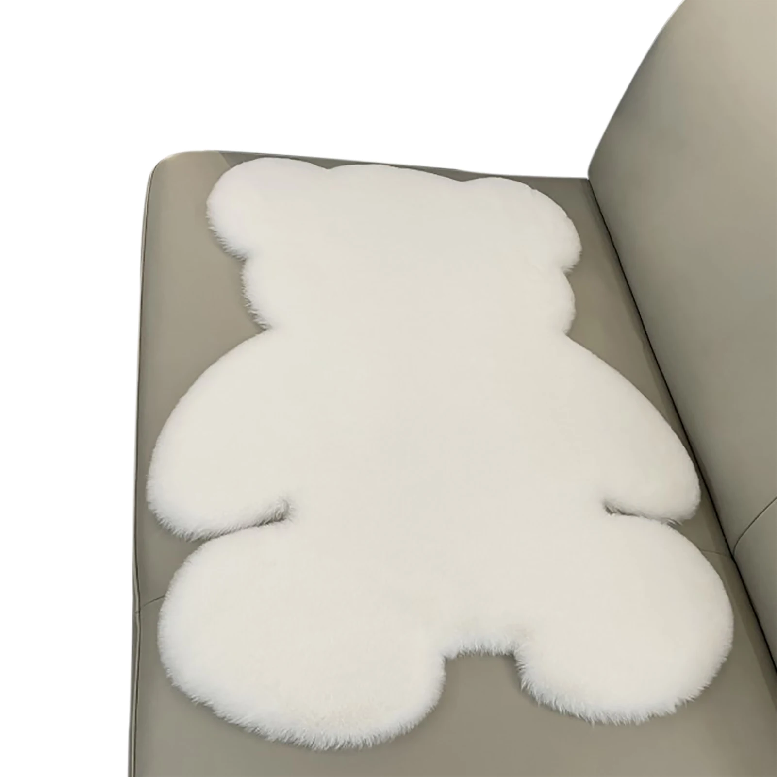 

Bear Rug Bear Shaped Rug Animal Shape Faux Fur Fluffy Carpet For Bedroom Floor Sofa Living Room Baby Room Décor Fuzzy Plush Mat