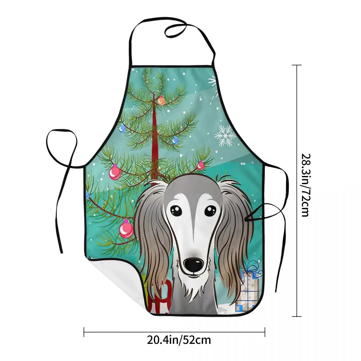 Рождественская елка Салуки раньше для мужчин и женщин взрослых унисекс кухонный