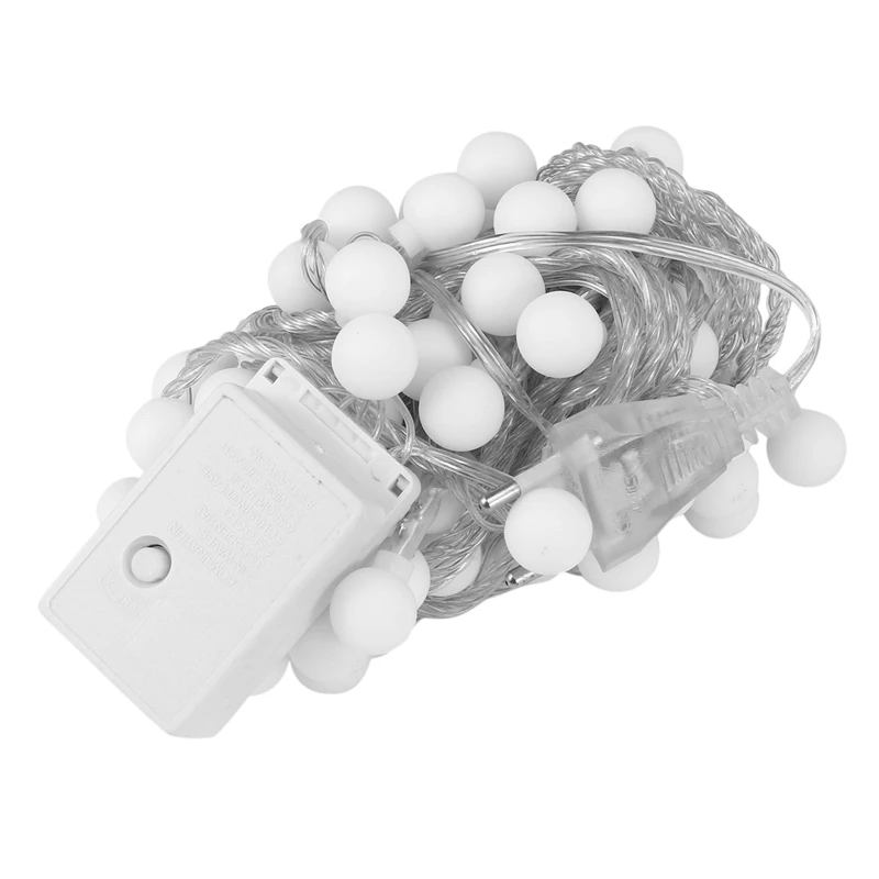 

Праздничная лампа, Строка 220 В, 10 м, 60 фотолампочек, подвеска, европейская вилка