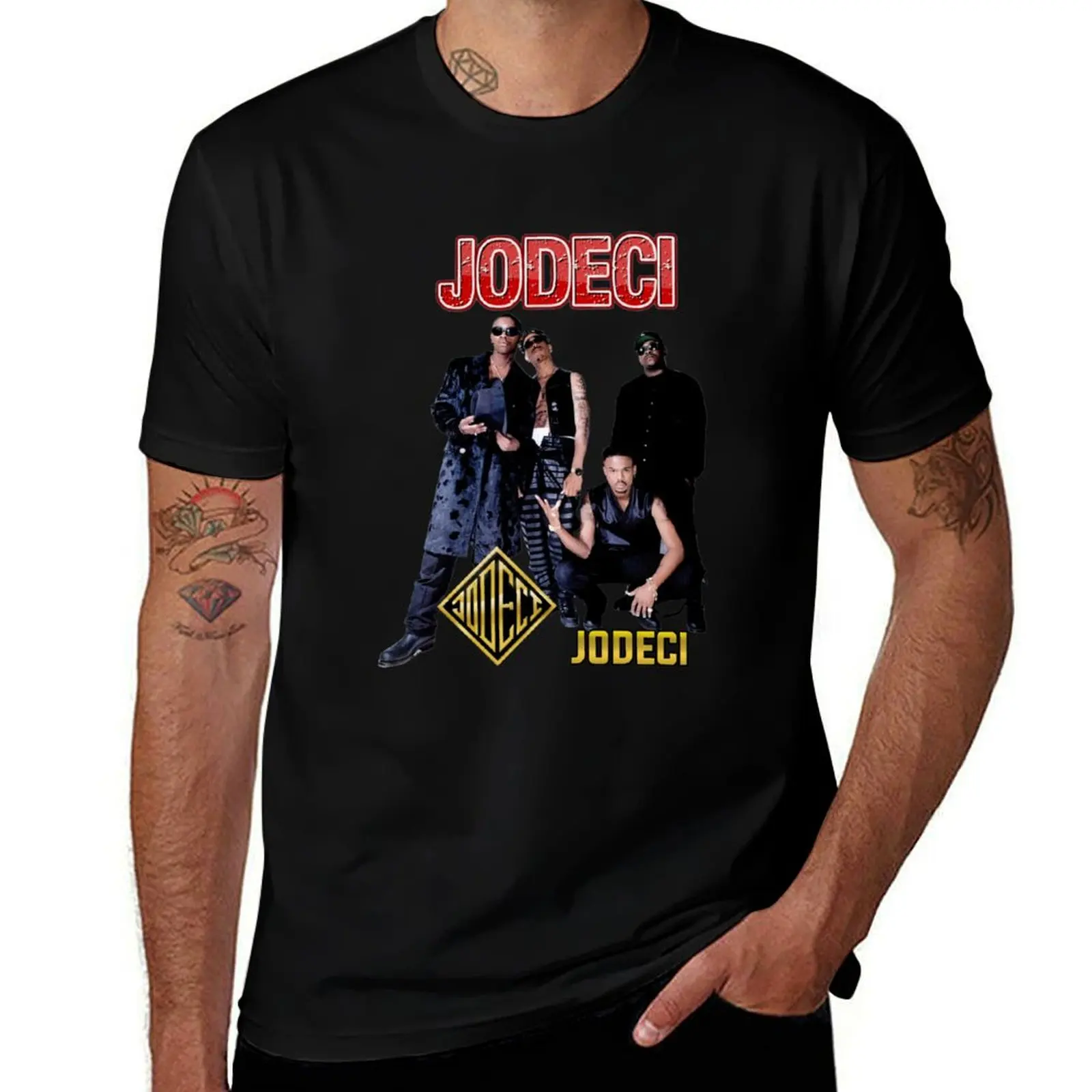 Фото Футболка jodeci, повседневная футболка с защитой от выцветания №1