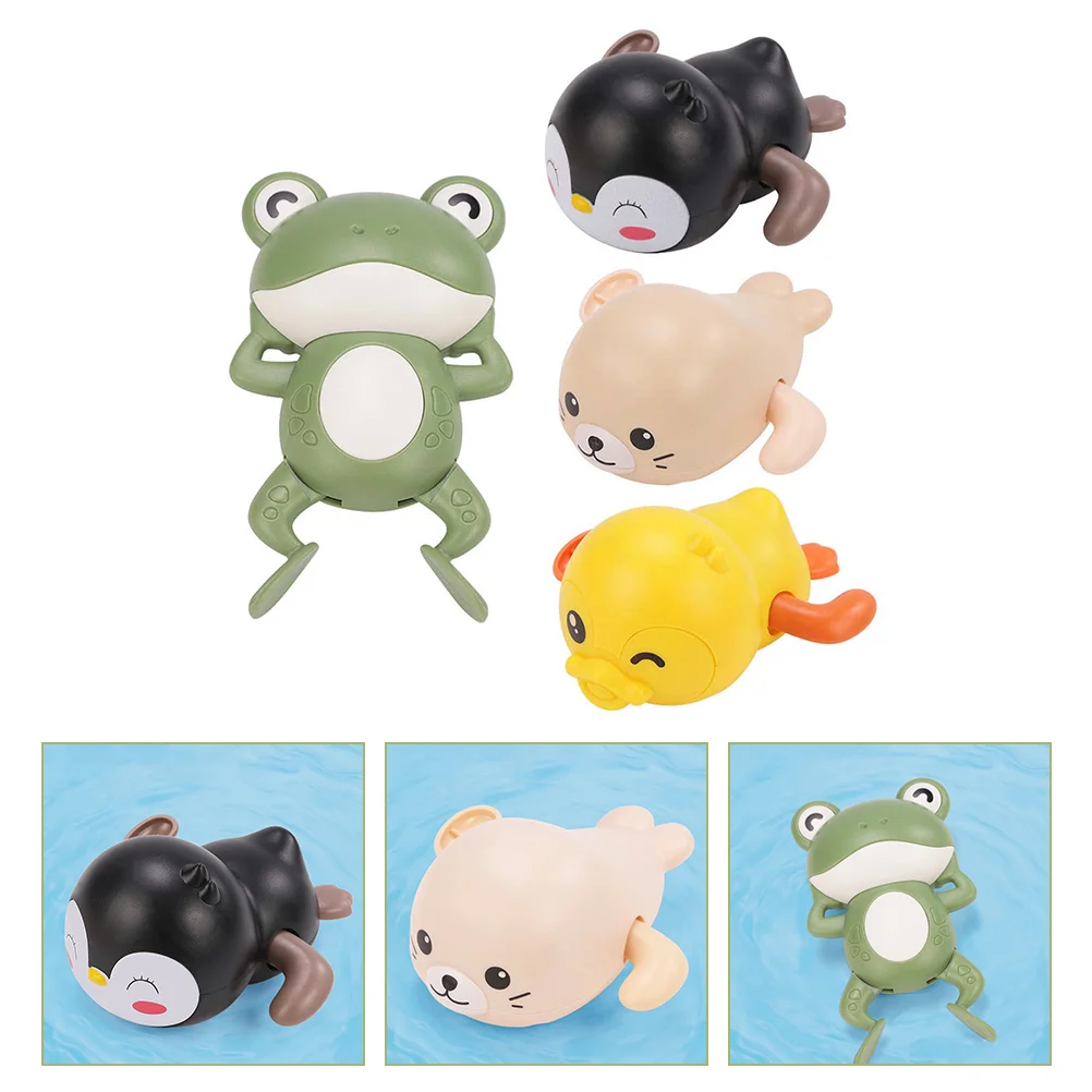 

4pcs Baby Bath Toys Summer Animal Bath Toys Wind Bath Toys for Toddler