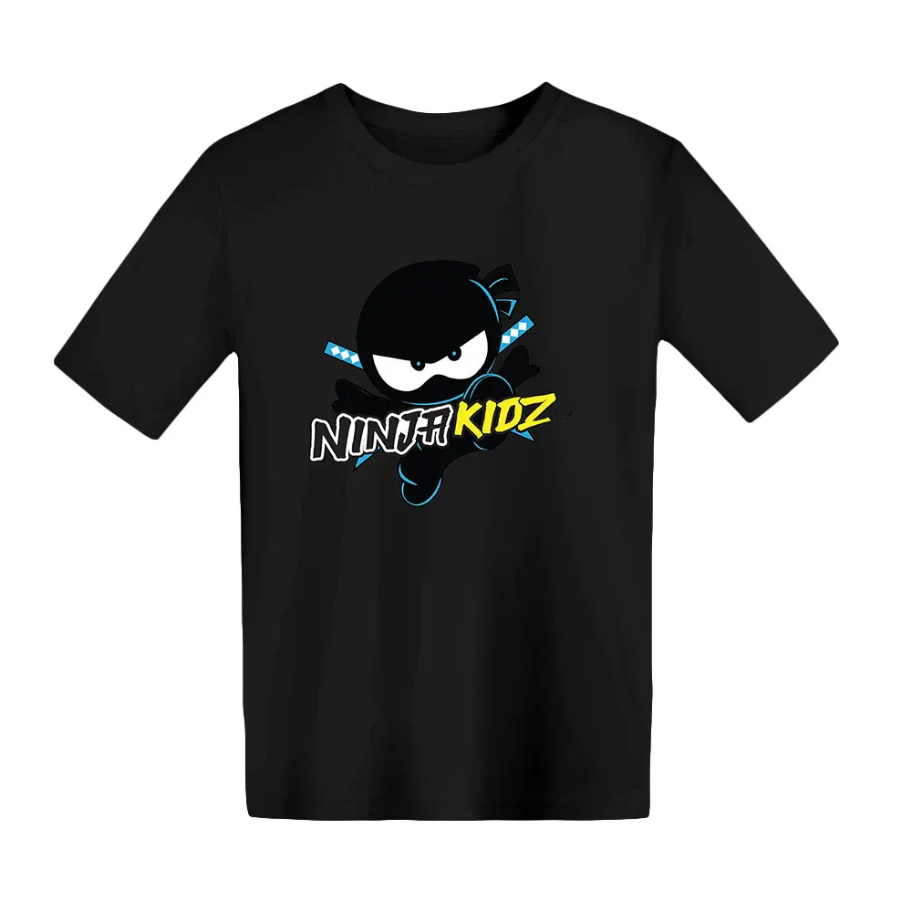 

The Ninja Fam Ninja Kidz B Kids Clothes Short Sleeve Kids T-shirts Children Tops Boys Girls Clothing