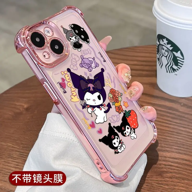 Милый мультяшный чехол Kuromi для Infinix Hot 40i 30 30i 10s 9 Play Smart 8 7 Note 40 Spark Go itel A70