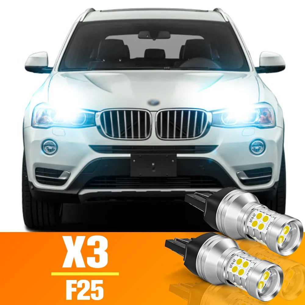 

2pcs LED Daytime Running Light Bulb Accessories DRL For BMW X3 F25 2010 2011 2012 2013 2014 2015 2016 2017