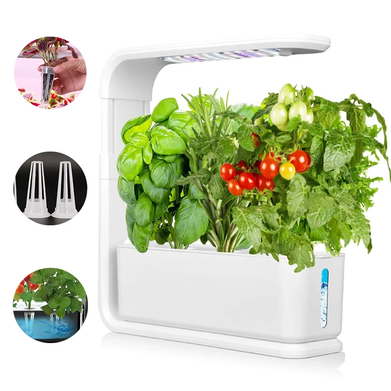 Hydroponic Growth System Kit Indoor hydroponic Vegetable herb planting Box Garden LED plant pot lights 100/240v