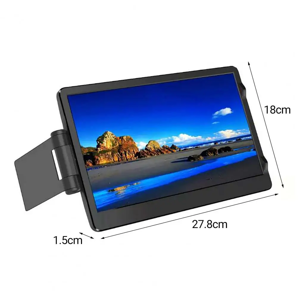 11.6-inch EM116 Portable Monitor Ultra-thin High Resolution Panel Wide View Eye Protection Extend Screen Type-C 3.1 HDMI-compati enlarge
