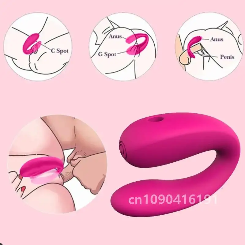Вибратор для пар секс-игрушки женщин стимуляция влагалища клитора U-образный