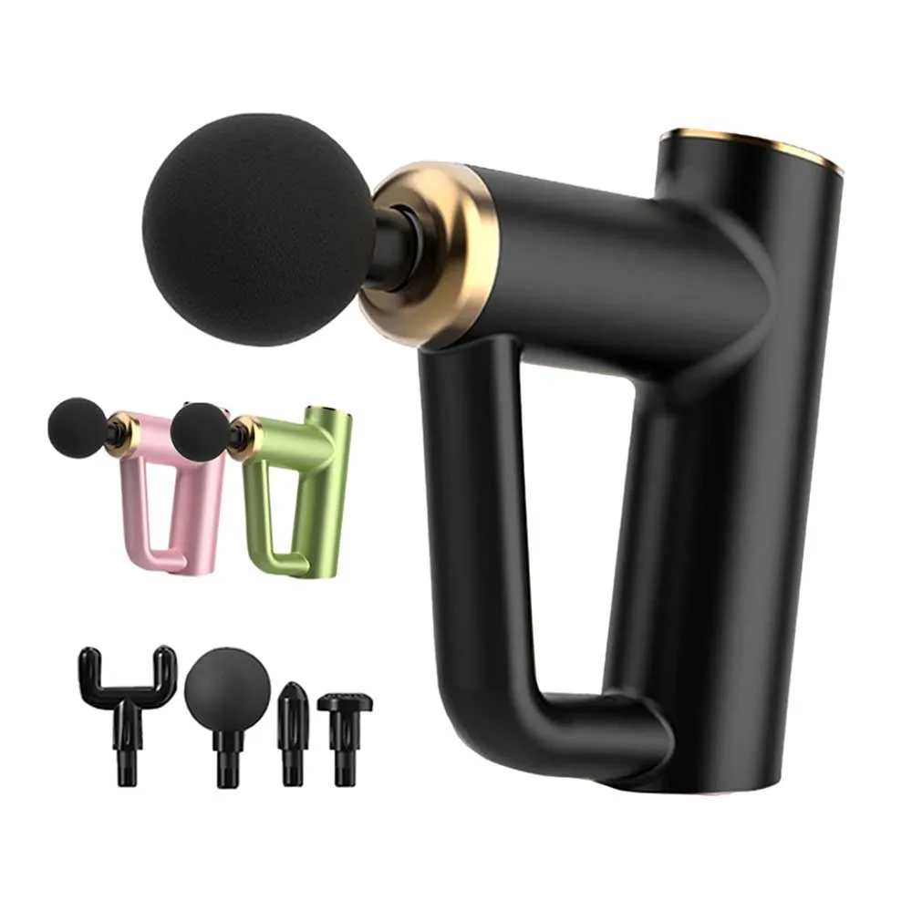 

Портативный Массажный пистолет, Дамский Электрический мини-массажер для тела, спины, шеи, тканей, кислотное облегчение боли, расслабление, похудение, фитнес