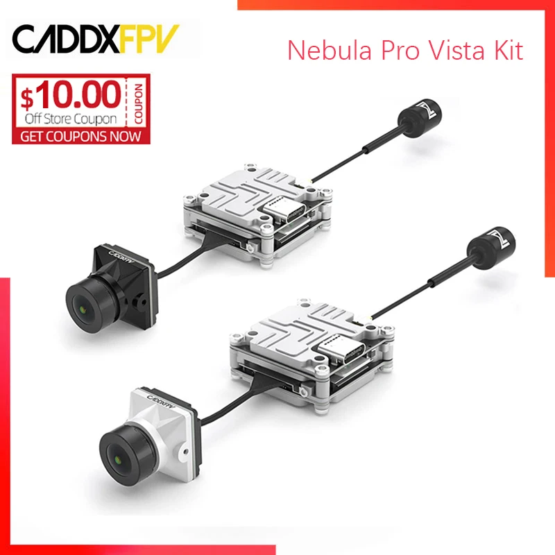 

Caddx Nebula Pro Vista Kit Cameras 720p/120fps HD Digital 5.8GHz FPV Transmitter 2.1mm 150 Degree FPV Camera for RC Mini Drone