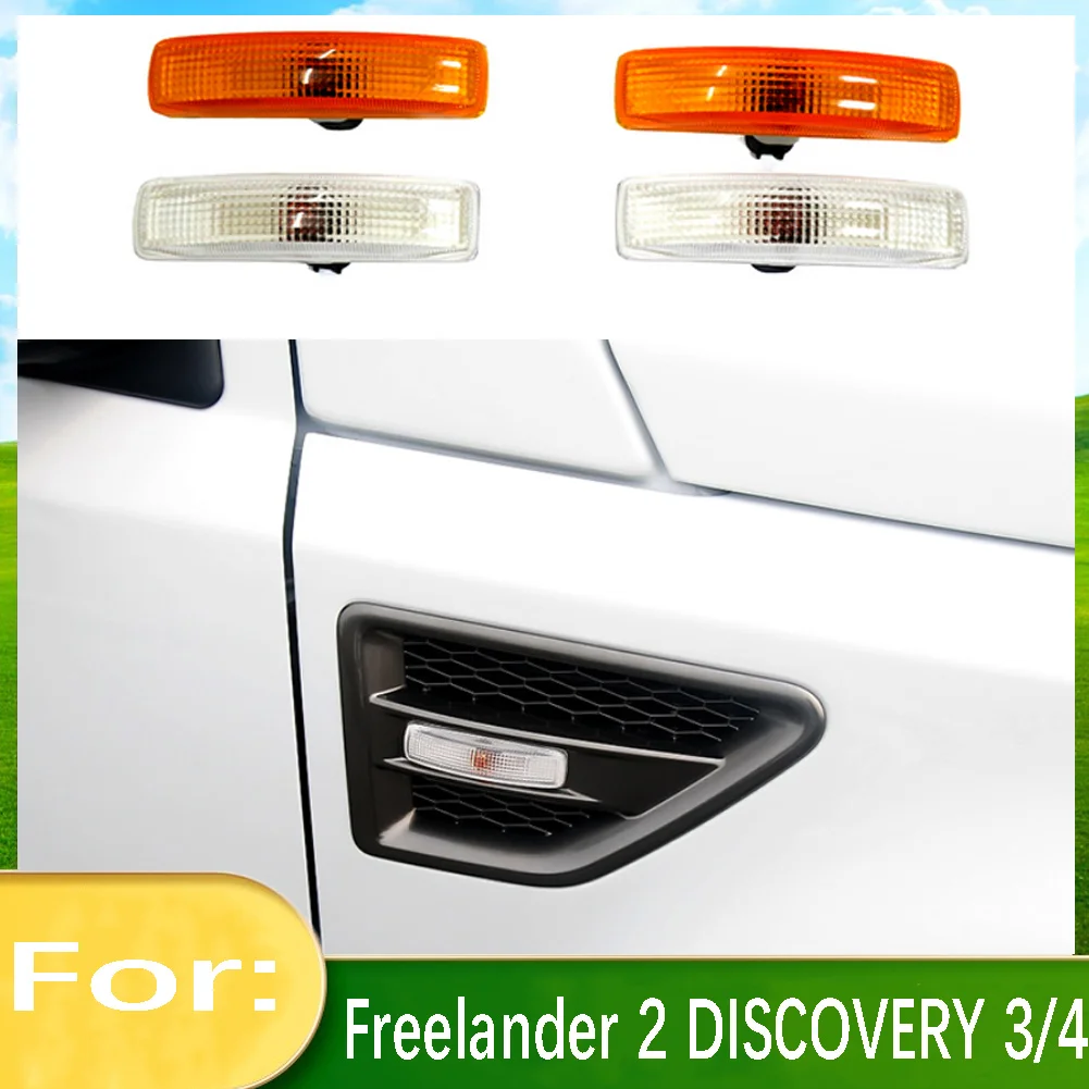 

Car Fender Side Vent Hole Air Flow Cover Lamp Dynamic LED Light For Land Rover Range Rover Sport Discovery 3 4 LR3/4 Freeland 2