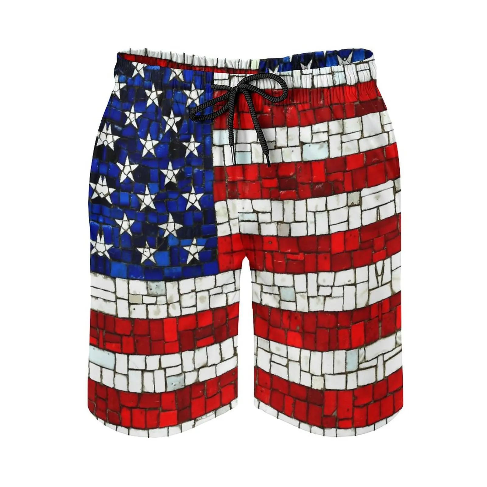 

Повседневные пляжные штаны, аниме пляжный флаг, дышащие быстросохнущие высококачественные повседневные свободные эластичные Гавайские бр...