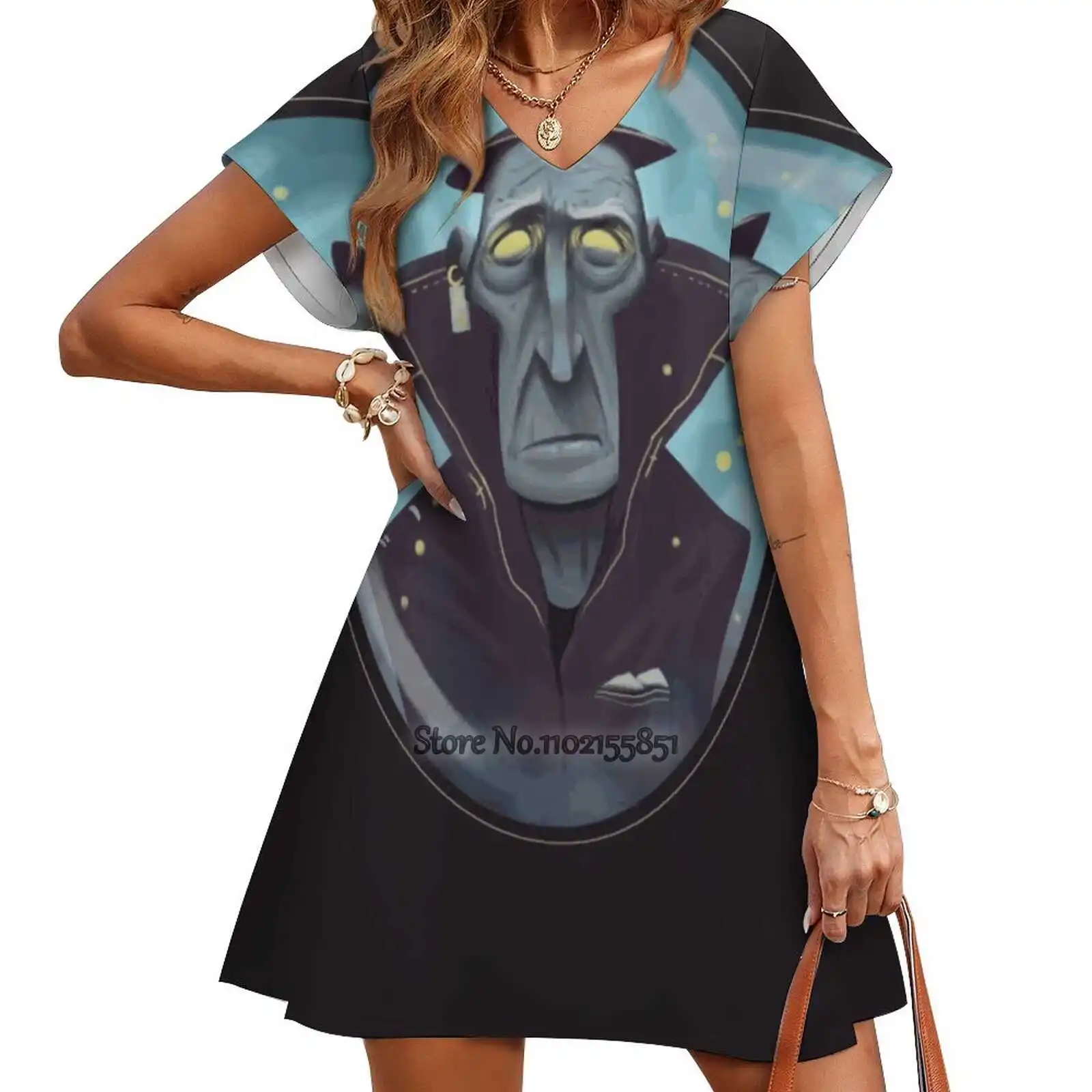 Платье хипстерское с открытой спиной и квадратным вырезом