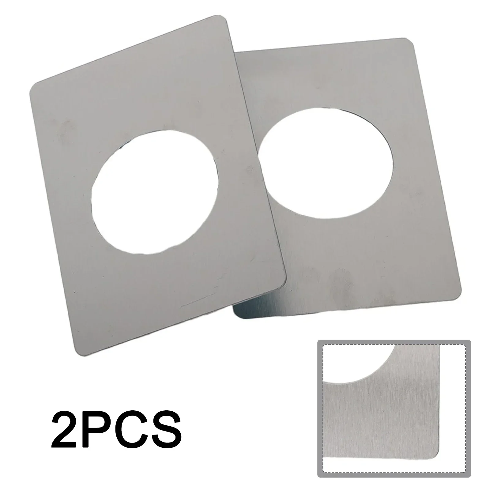 Высококачественная Совершенно новая пластина для замка дверей серебристая