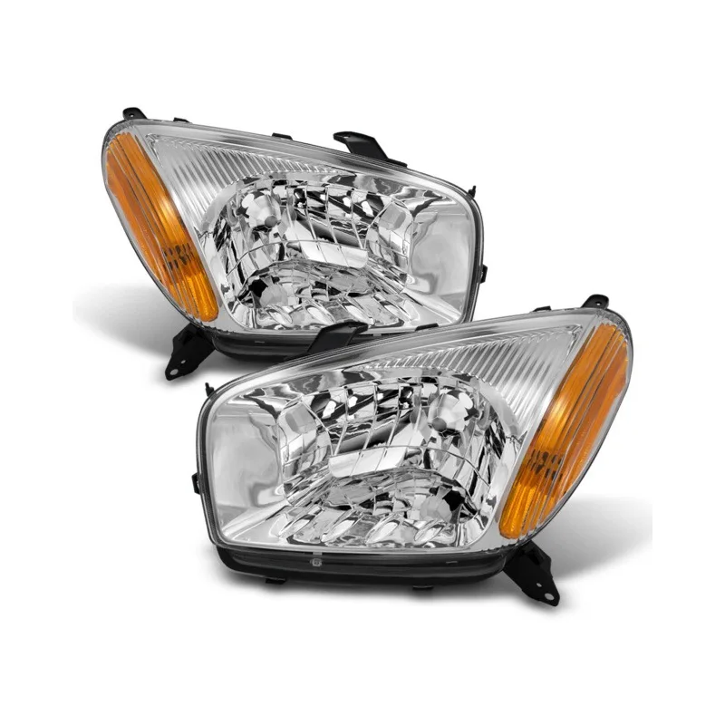 Для Toyota Rav4 Rav-4 автомобильная хрустальная фара 2000 2001 2002 2003 пара дальнего и ближнего