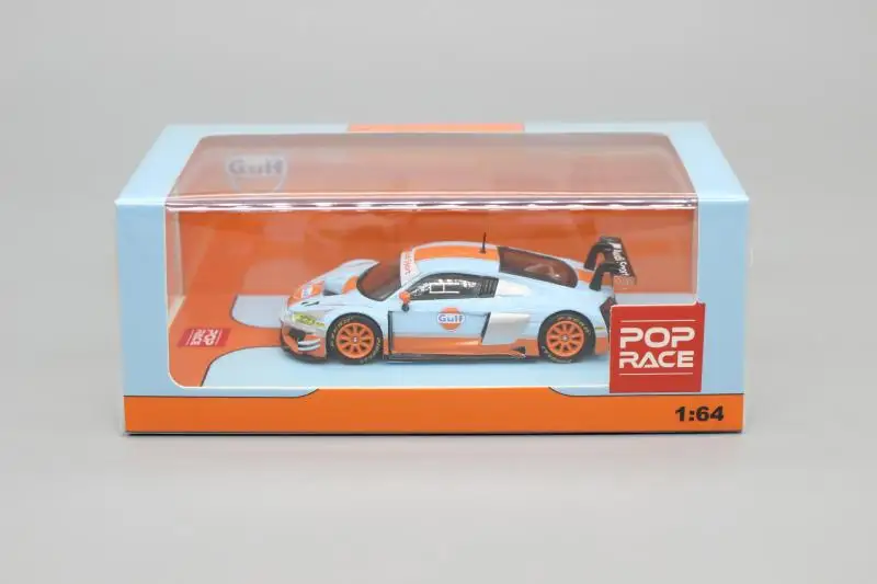 

PopRace 1:64, коллекция AUDI R8 залива, литье под давлением, модели сплав тележка, украшения, подарки