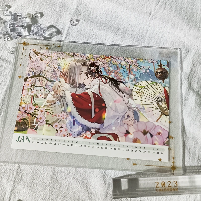 

2023-2024 официальный Mihoyo Tears of Themis люк Артем вин Мариус соло альбомы оригинальная иллюстрация Настольный акриловый бумажный календарь