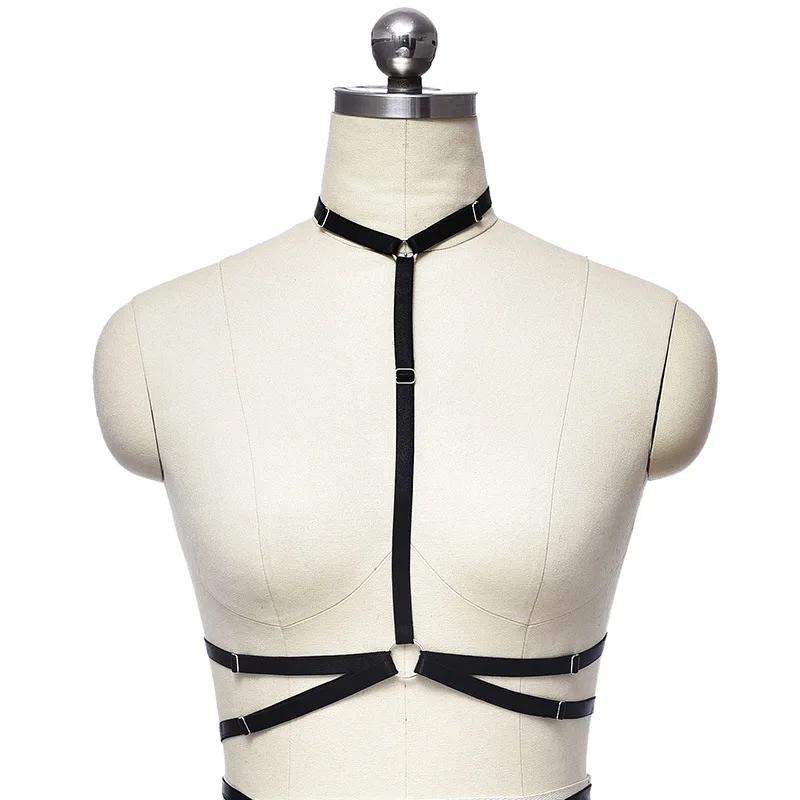 Пояс с подвязками Женский Готическая портупея бондажное белье пикантные