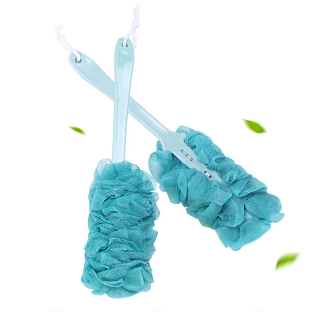 

Brush Bathscrubber Handle Showersponge Mesh Cleaner Washer Loofahexfoliator Soft Scrubbe Nylon Hair Exfoliating Beltheadcare