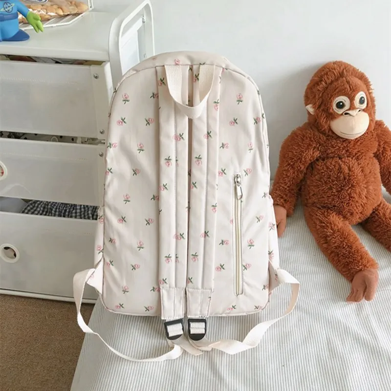 New Women College Student Backpack Double Shoulder Large Capacity Travel Laptop Rucksack Book Schoolbag For Teenage Girl