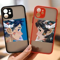 couple looking at peace dove phone case for iphone11 12 13 mini pro max x xr xs max 8 7 plus se 2022 hard color frame phone case