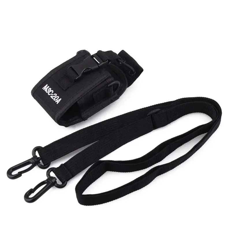 2PCS MSC-20A Walkie-Talkie Universal Nylon Pouch Bag Holster Carry Case for Baofeng Radio UV-5R UV-9R GT-3 UV82 TH-UV8000D MD380