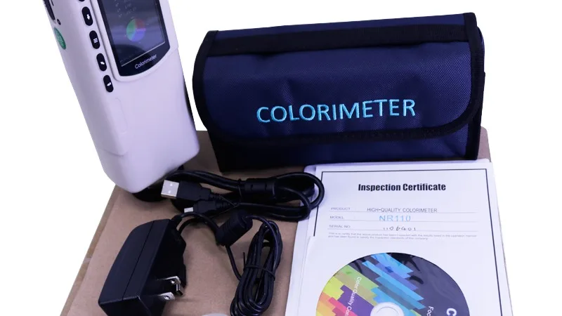 

Portable Colorimeter NR110 Color Precision Colorimeter Color Contrast Color Difference Meter Spectrophotometer