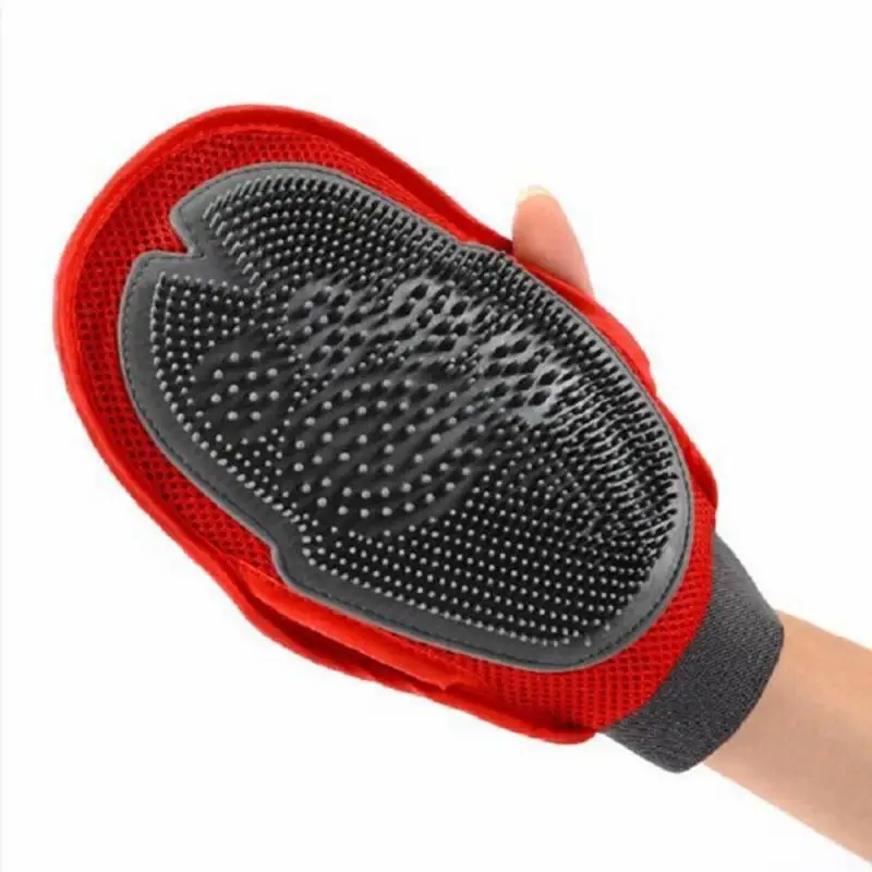 

Silicone Dog Pet Brush Glove Deshedding Gentle Efficient Pet Grooming Glove Dog Bath Cat Cleaning Supplies Pet Glove Dog Combs