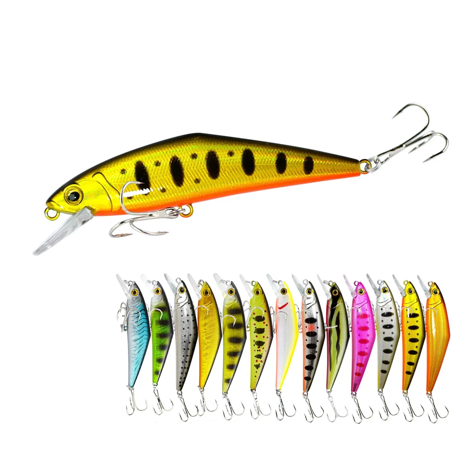 Жесткая приманка Afishlure Minnow 85 мм 15 г приманки для ловли форели тонущие крючки Trebke
