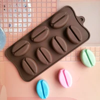 coffee beans silicone chocolate mold mini candy ice tray candy jello making mold baking mould diy cake decorating tool