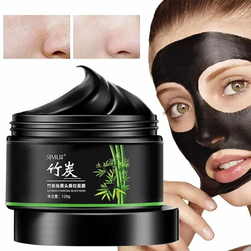 

Blackhead Remover Facial Masks Black Dots Remover Bamboo Charcoal Peel Off Cleansing Mask Face Care Acne Treatments Face Mask