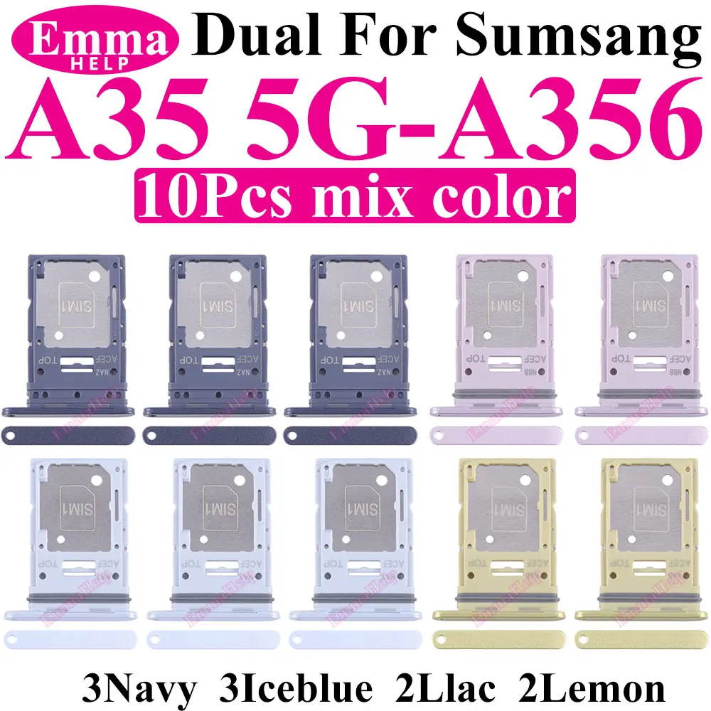 Фото Для Samsung A06 A16 A26 A36 A56 A05 A05s A15 A25 A35 A55 Лоток для SIM-чипа Слот Держатель SIM-карты Карман A066 A165 A166 A266 A366 A566 №5