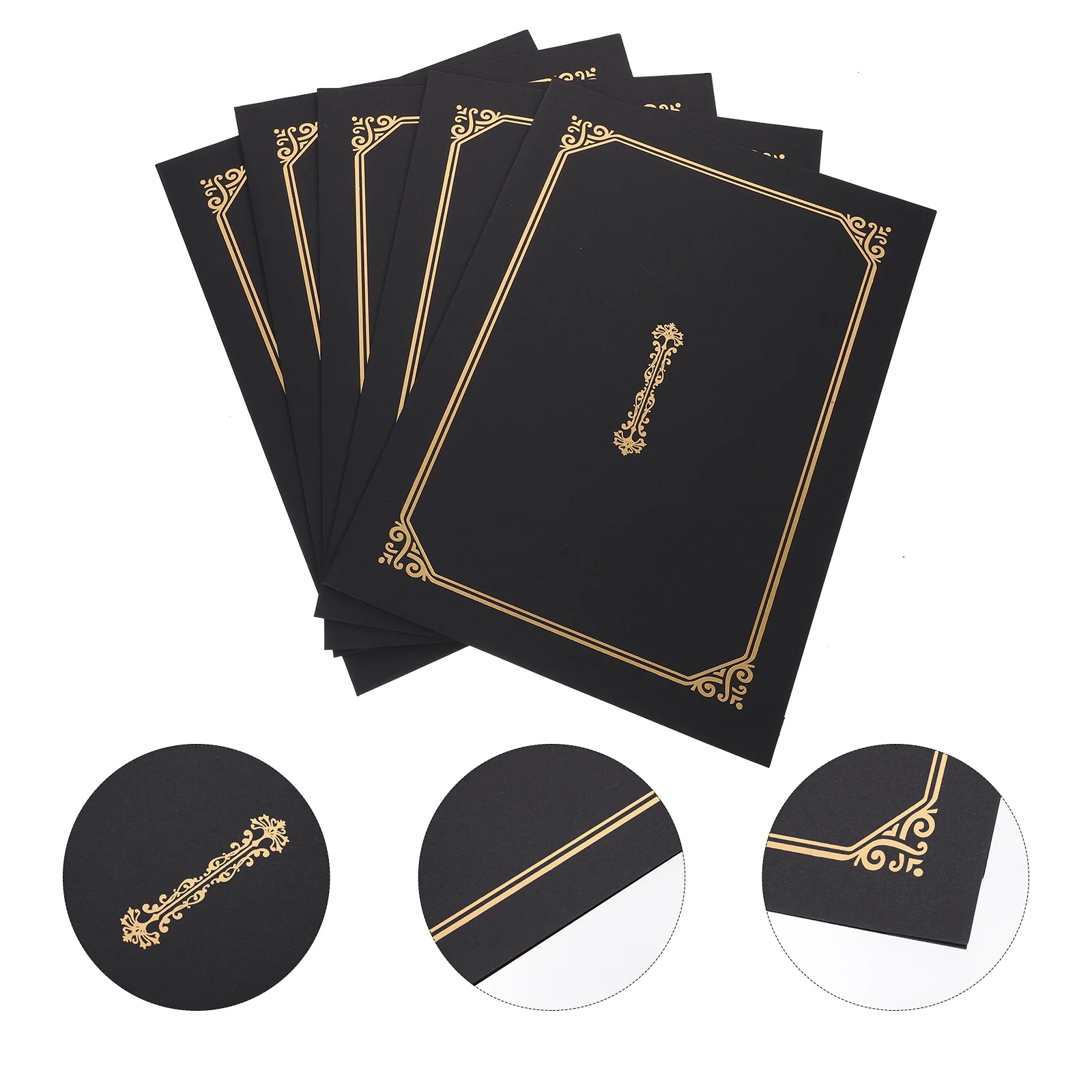 

Certificate Diploma Holder Cover Document Paper Covers Holders Black Frame Folder Graduation Award Folders A4 Blue Binder Frames