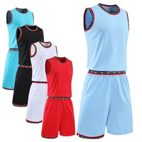 custom men basketball jerseys team uniforms sport kit clothing print name number training vest shorts gym suit