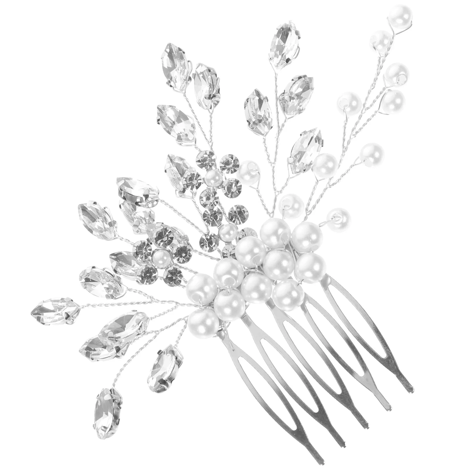 

Bridal Hair Comb Wedding Hair Accessories Bride Bridesmaid Headpiece Wedding Clip Combs Women Fairy Jewelry Hairpins Pearl