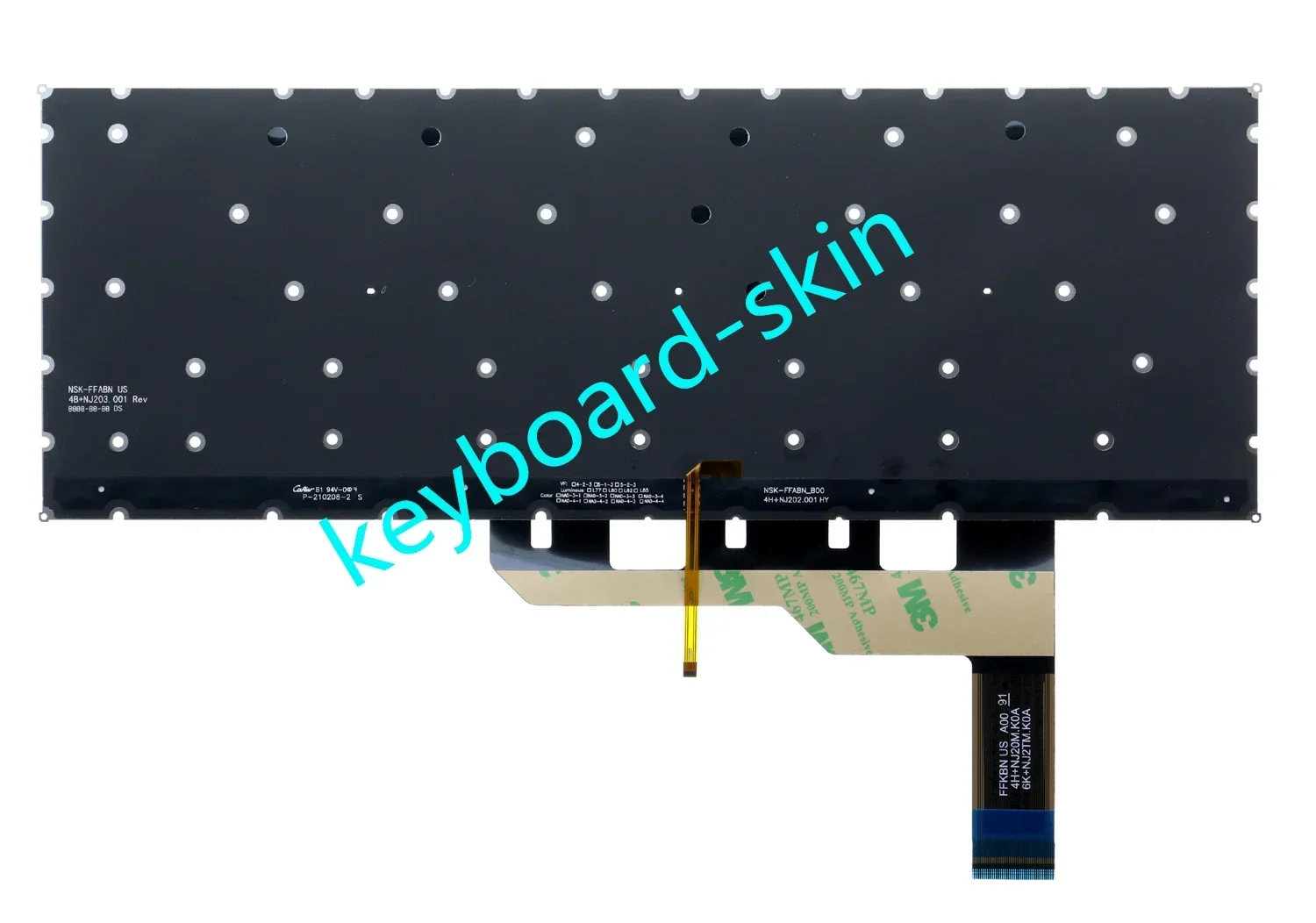 Новая клавиатура США с подсветкой для ноутбука серии MSI Creator 15 A10SFS/A10SE/MS-16V2 A10SET-088