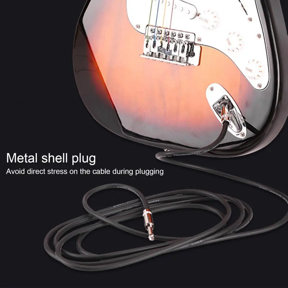 Кабель для электрогитары кабель инструментов двойной экранирующий прямой