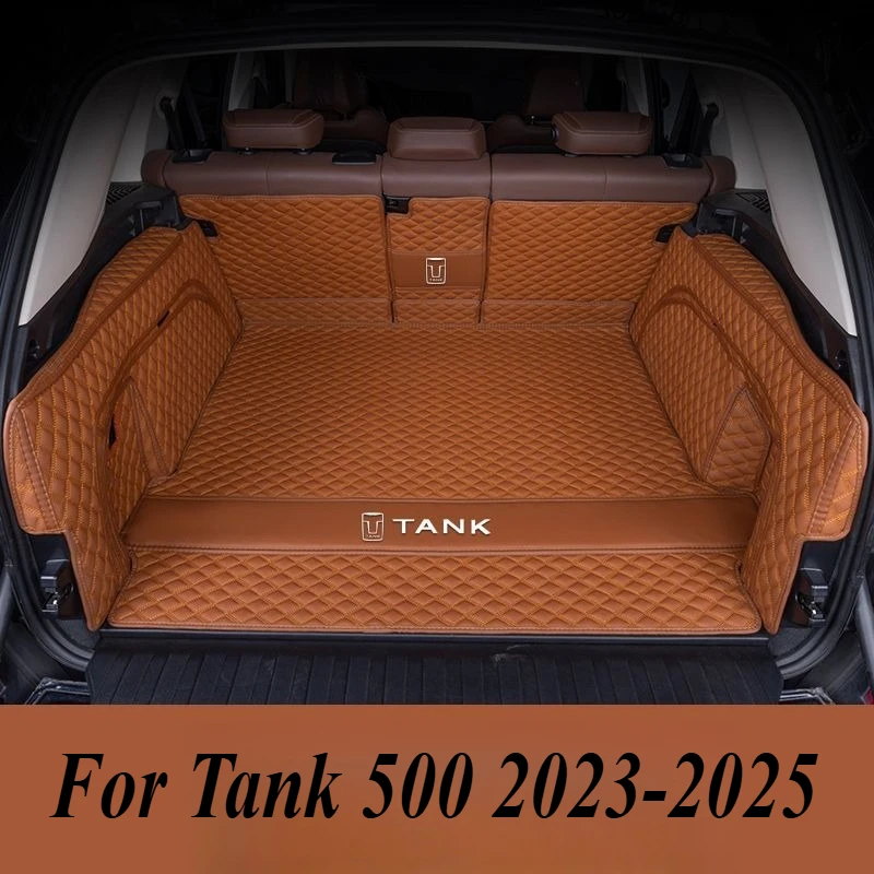 Фото Для Great Wall Motors Tank 500 2023 2024 2025 Полнозакрытая накладка на багажник, специально для украшения салона автомобиля, аксессуары №1