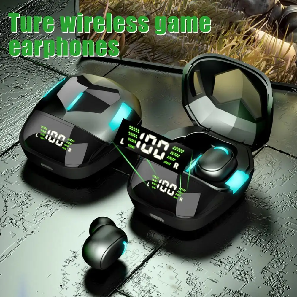 

G6S/G7S Bluetooth-compatible 5.1 Earphones In-ear Low Delay Wireless Game Earbuds Headset for Sports