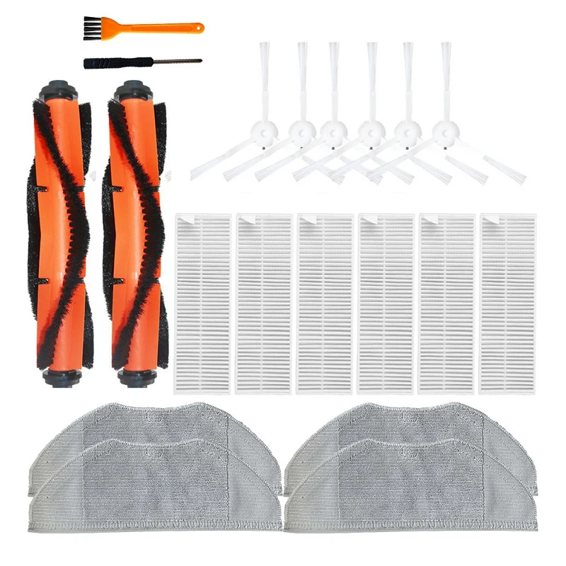 

Боковая щетка для пылесоса Xiaomi Mijia G1, фильтр НЕРА в рулоне, сменные детали