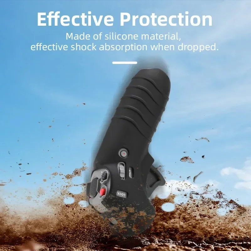 Силиконовый защитный чехол для DJI Avata/FPV Combo Motion Controller 2 на шею шейный ремешок