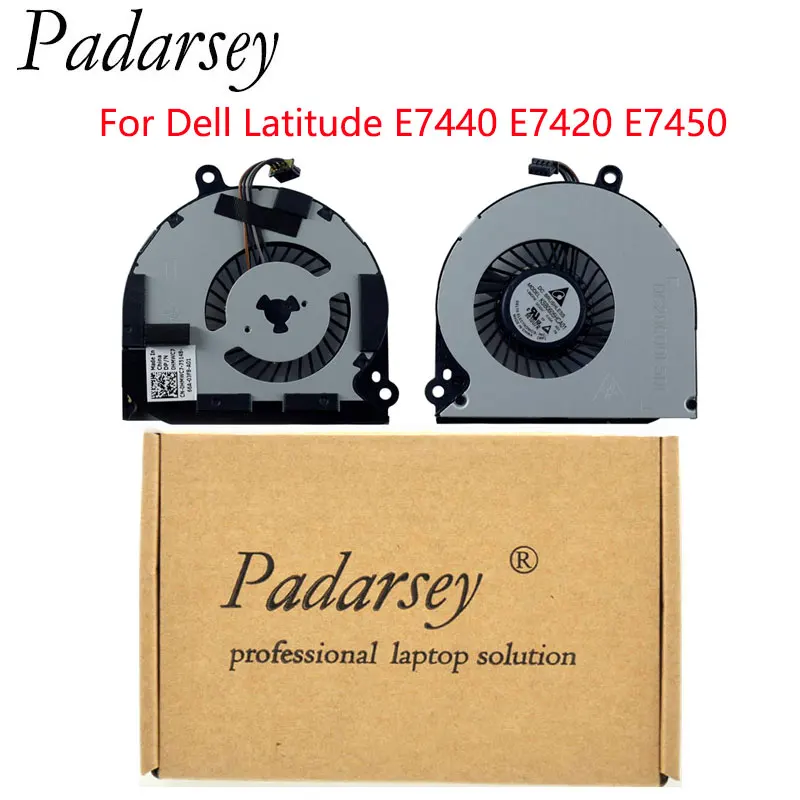 Кулер для охлаждения процессора ноутбука Padarsey Dell Latitude E7440 E7420 E7450 (версия