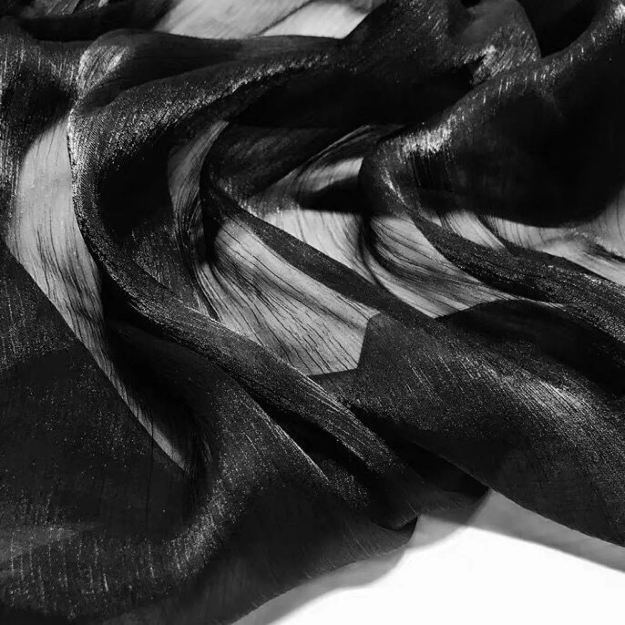 

Shiny Organza Glass Yarn Colorful Sewing Mesh Cloth Fluorescent Yarn Silk Stage Clothing Transparent Wide 145cm Sold By Meter