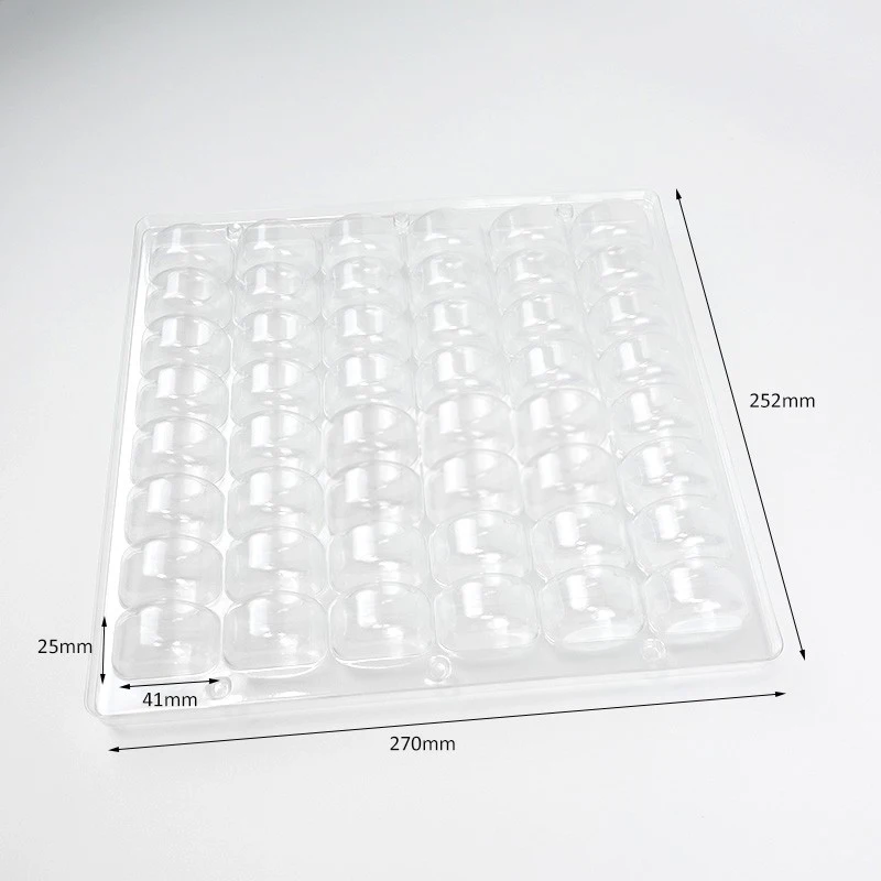 Transhome подставка для кексов коробка макарон с 48 отверстиями Упаковочная