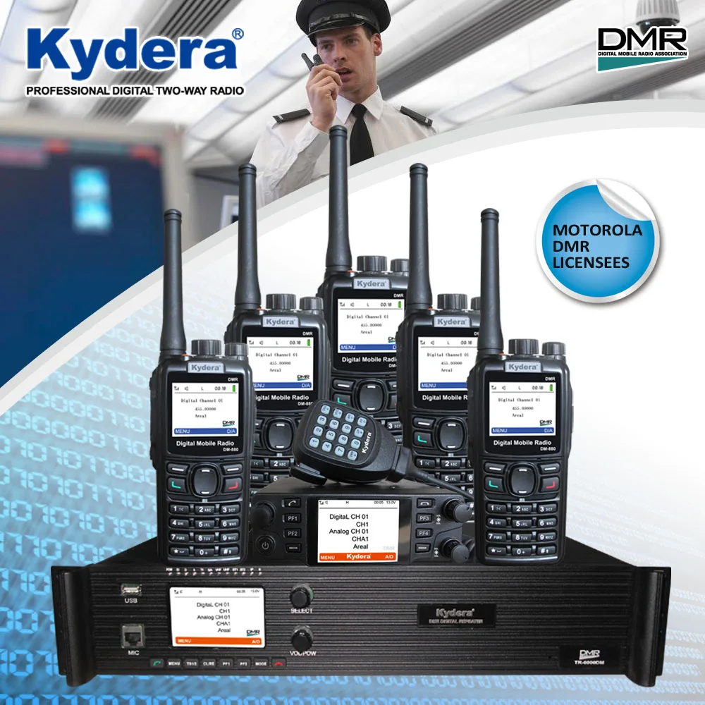 ГОРЯЧАЯ ПРОДАЖА охранная рация Kydera DR880 высококачественная цифровая DMR 2-сторонняя