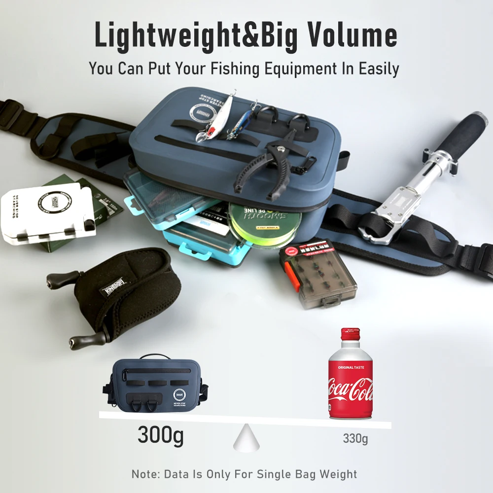 Водонепроницаемые сумки-чехлы Kingdom Fishing Tackle для плеча, талии и ноги, IPX8, из ТПУ, многофункциональные, большой емкости, для хранения аксессуаров (art.: 3920ce7afea02) - 3920ce7afea02