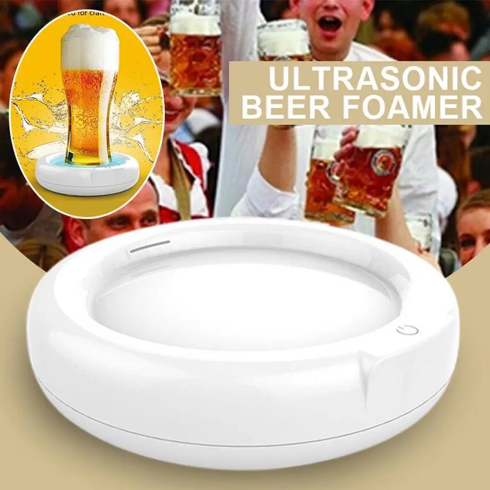 

Новинка, портативное зарядное устройство с USB, Ультразвуковой вибрационный Пенообразователь для пива, барботер для Домашнего Пива «сделай ...