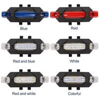 mini wireless red blue strobe light for motorcycle bicycle scooter led flash warning lamp drone signal indicator tail lights car