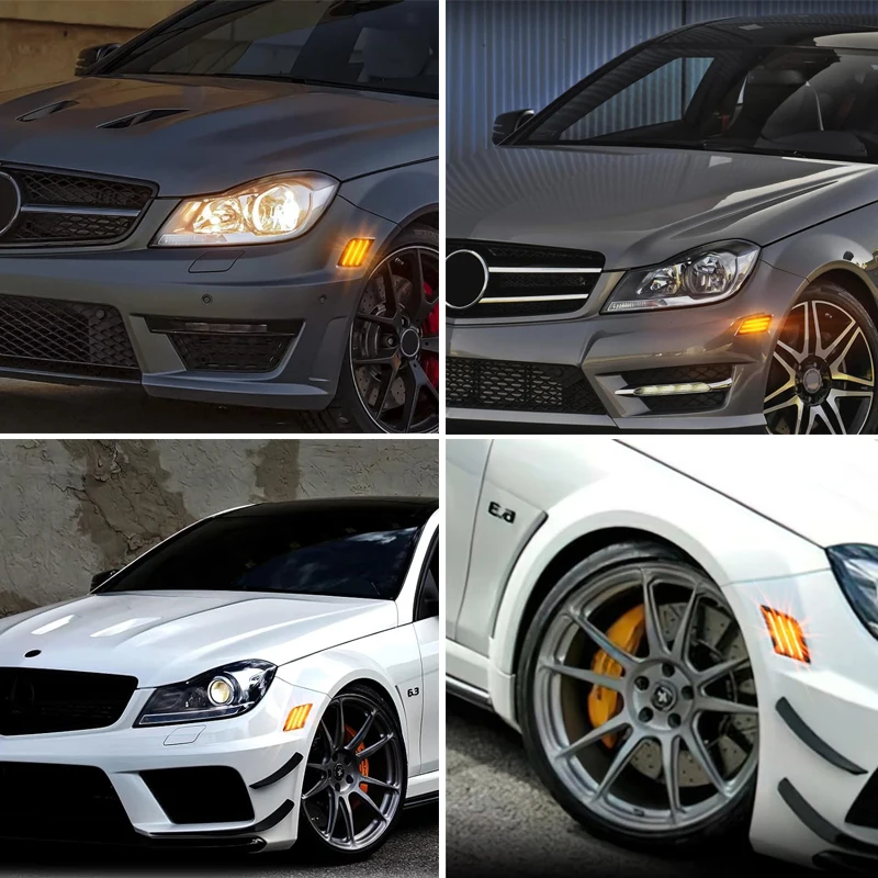 2 шт. поворотники для Mercedes Benz W204 C250 C300 C350 C63 SL65 AMG